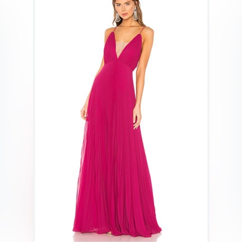 Jill Stuart Vibrant Pink Maxi Dress - Prom! - Picture 4 of 16